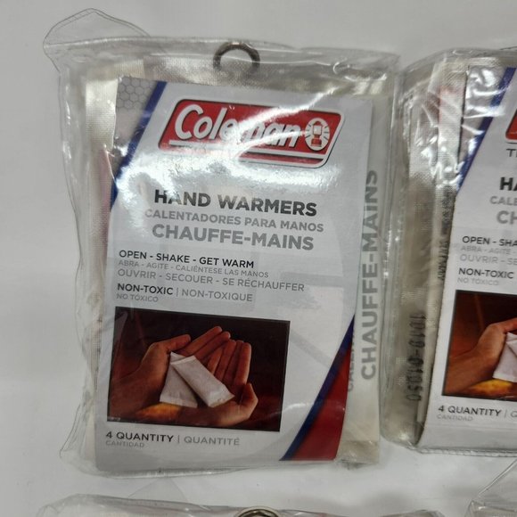 Lot of 24 Coleman Hand Warmers 6 Packs of 4 - 24 Total Warmers - Picture 3 of 8